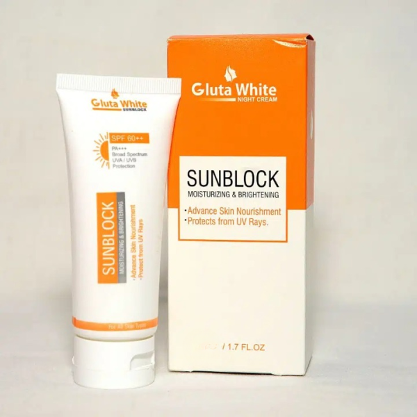 Glutawhite Sunblock Spf 60+ – Moisturizing & Brightening Uv