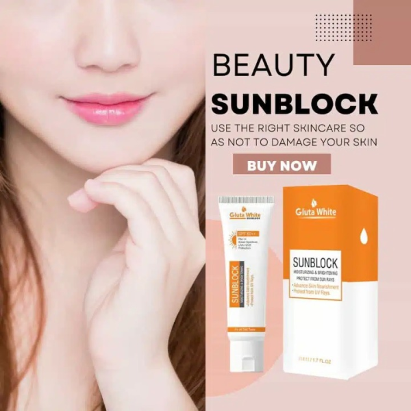 Glutawhite Sunblock Spf 60+ – Moisturizing & Brightening Uv