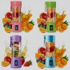 Portable Mini 6 Blade Juicer Blender | Outdoor Juicing Cup (380ml) – Rechargeable (random Color)