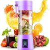 Portable Mini 6 Blade Juicer Blender | Outdoor Juicing Cup (380ml) – Rechargeable (random Color)