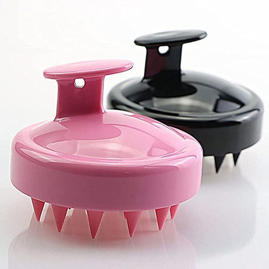1 Piece Scalp Shampoo Massager Brush | Scalp Hair Scrubber With Soft  Bristles For All Type Of Hairs ( Random Color )