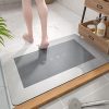 Best Quality Quick-dry Non-slip Home Mat – Absorbent, Washable Square Floor Mat For Bathroom, Kitchen & Entryway – Random Color