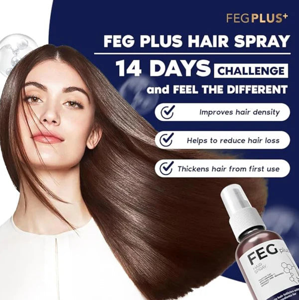 FEG Plus Hair Growth Spray – Stimulate Follicles, Reduce Hair Fall And Healthier Growth