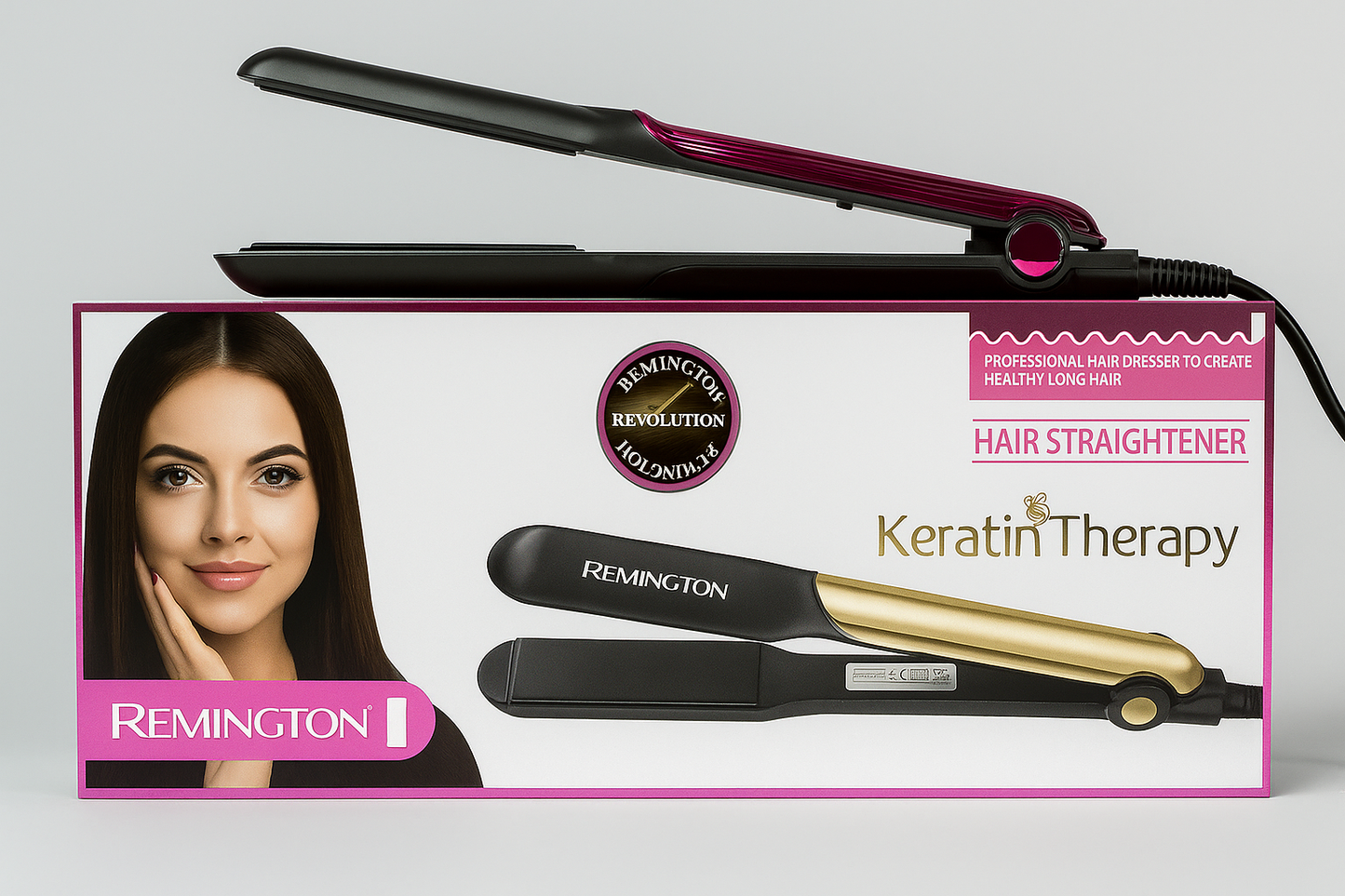 Remington Hair Straightener Keratin Therapy Hair Straightener Flat Iron – Best Quality Iron For Hair Straightening – Remington Keratin Therapy Iron