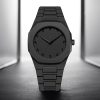 Full Black Aura Quartz Watch – Lightweight Design, , Premium Quality & Finish – Best Quality Analog Watch For Boys – Watch For Men | Full Black Color Watch