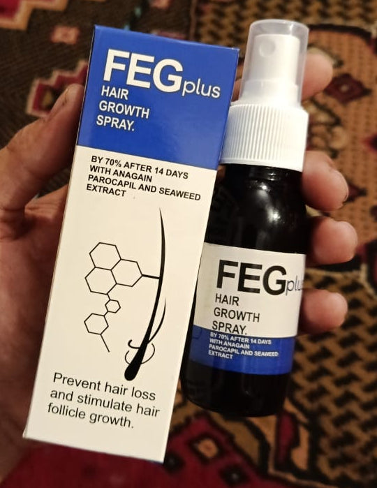 FEG Plus Hair Growth Spray – Stimulate Follicles, Reduce Hair Fall And Healthier Growth