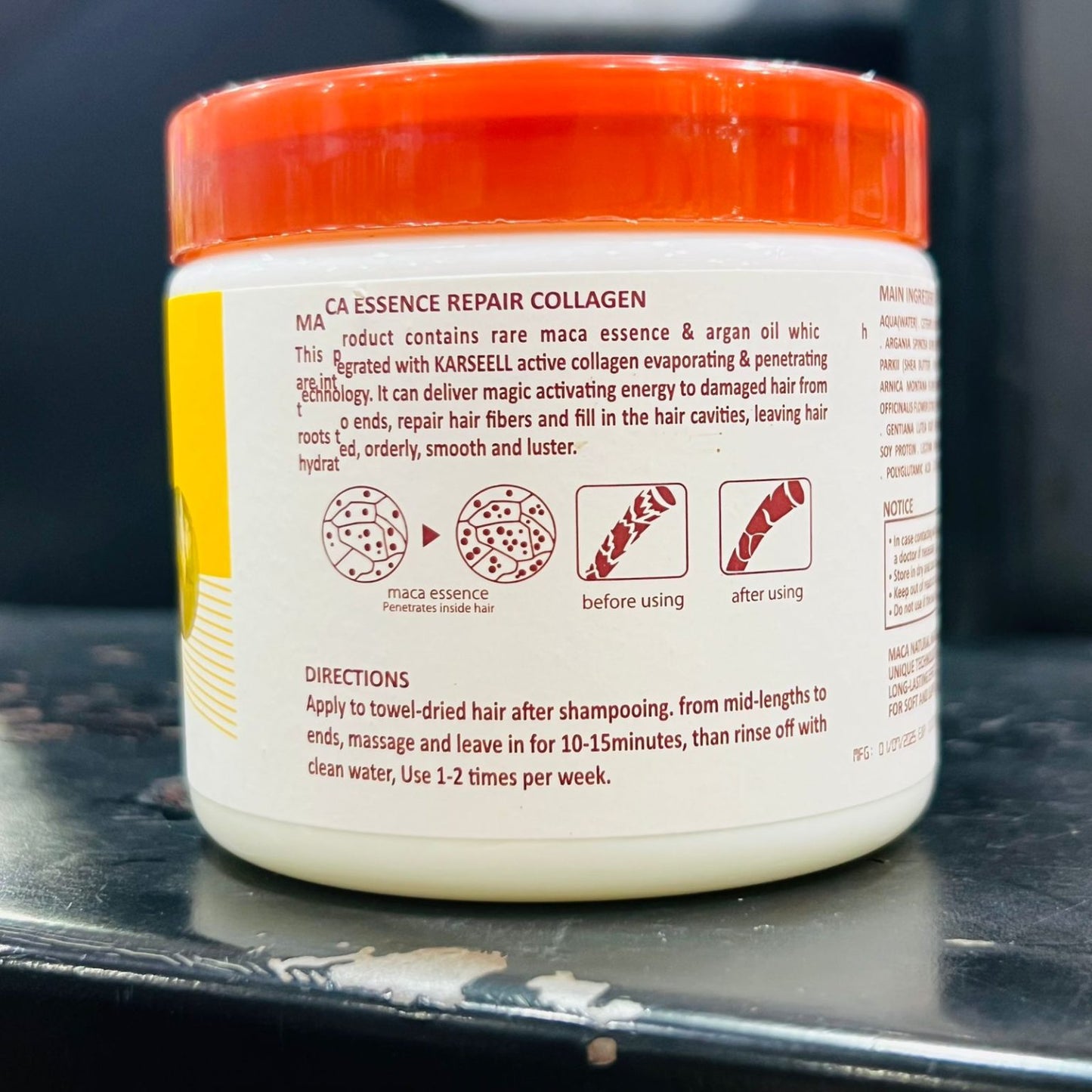Karseell Hair Mask Collagen Treatment Cream – Deep Repair & Hydration For Damaged, Dry, And Color-treated Hair – Professional Salon-quality Nourishing Hair Care