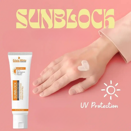 Glutawhite Sunblock Spf 60+ – Moisturizing & Brightening Uv