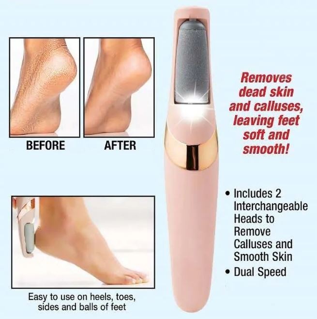 Rechargeable Electric Pedi Foot Filer – Effective Callus Remover For Soft, Smooth Feet